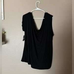 NWT torrid off the shoulder black top